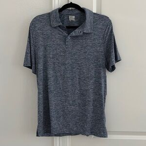 Heather Blue Men’s Polo